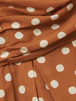 Ottie Polka Dot Cotton Jumpsuit