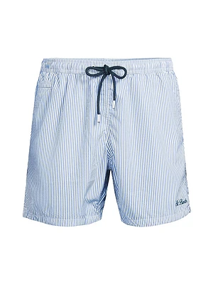 Patmos Seersucker Swim Trunks