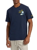 Drink Gin Tonic Cotton Crewneck T-Shirt