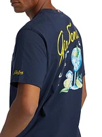 Drink Gin Tonic Cotton Crewneck T-Shirt