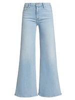 The Roller Sneak High-Rise Flared Jeans