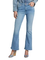 Weekender Mid-Rise Flare Ankle Jeans