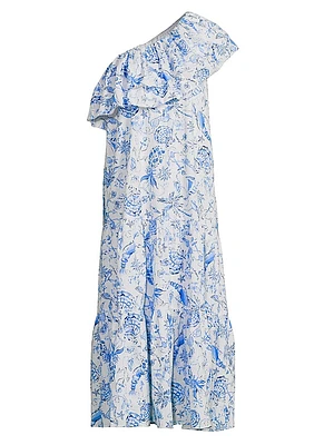 Mayella One-Shoulder Midi-Dress