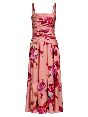 Daniella Printed Midi-Dress