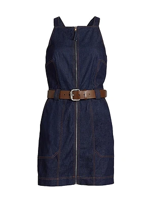 Andri Belted Utility Minidress