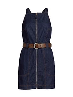 Andri Belted Utility Minidress