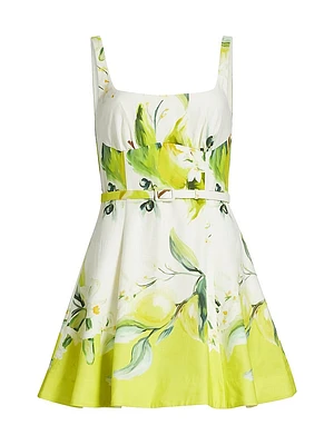 Eleni Fit-And-Flare Minidress