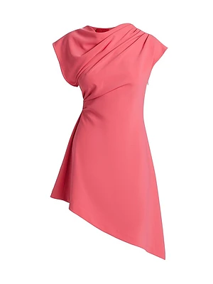 Jolie Crêpe Asymmetric Dress