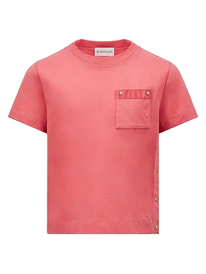 Little Girl's & Crewneck T-Shirt Cotton