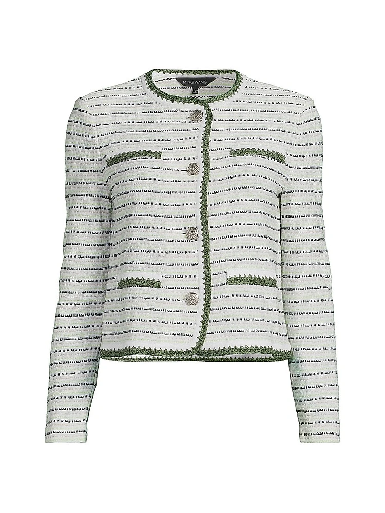 Crochet Trim Jacket