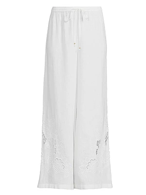 Frankie Embroidered Easy Pants