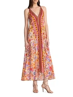 Eva Printed Maxi Dress