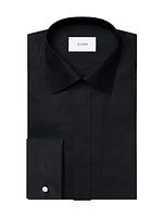 Slim-Fit Textured Dress Shirt