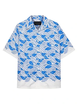 Short-Sleeved Cotton Shirt