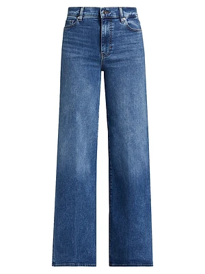 Le Slim Palazzo High-Rise Jeans