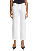 Calie Low-Rise Stretch Straight-Leg Jeans