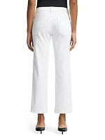 Calie Low-Rise Stretch Straight-Leg Jeans
