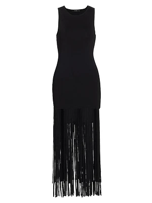 Margaux Fringe Midi-Dress