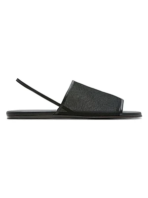 Salm Mesh Leather Flats
