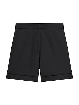 City Utilitarian Cotton Poplin Shorts