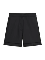 City Utilitarian Cotton Poplin Shorts