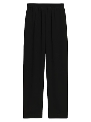 Relaxed Straight Pull-On Pants