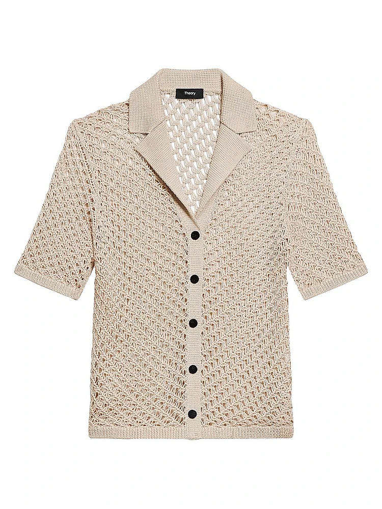 Sheen Cotton Camp Shirt