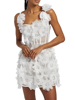 Rosalie Floral Applique Minidress