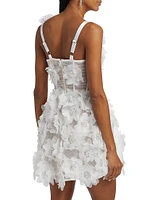 Rosalie Floral Applique Minidress