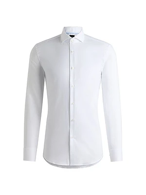 Slim Fit Shirt Structured Cotton