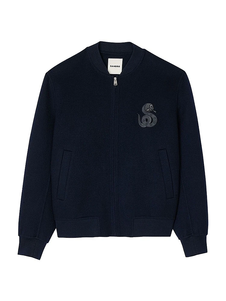 Snake Zip-Up Jacket