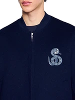 Snake Zip-Up Jacket