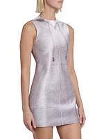 Hooded Sheath Minidress
