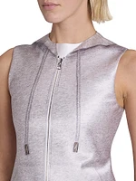 Hooded Sheath Minidress