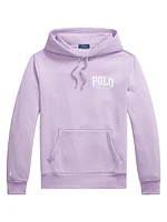 Logo Cotton-Blend Fleece Hoodie