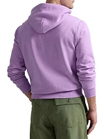 Logo Cotton-Blend Fleece Hoodie