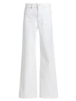 Crosbie Wide-Leg Twill Pants