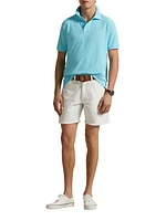 Custom-Slim-Fit Mesh Polo Shirt