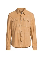 Suede Shirt Jacket