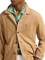 Suede Utility Jacket