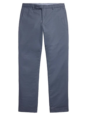 Stretch Straight-Leg Chino Pants