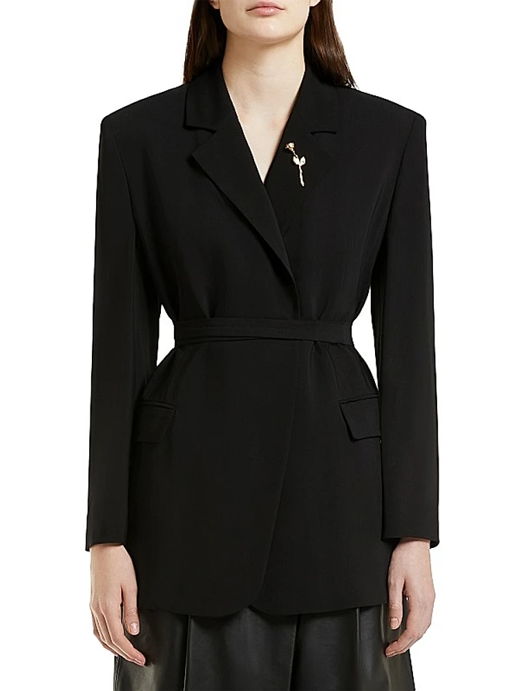 Emrata x Marella Cutout Longline Blazer