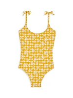 Baby Girl's, Little Girl's & Delizia Ronde Des Tortues Swim Suit