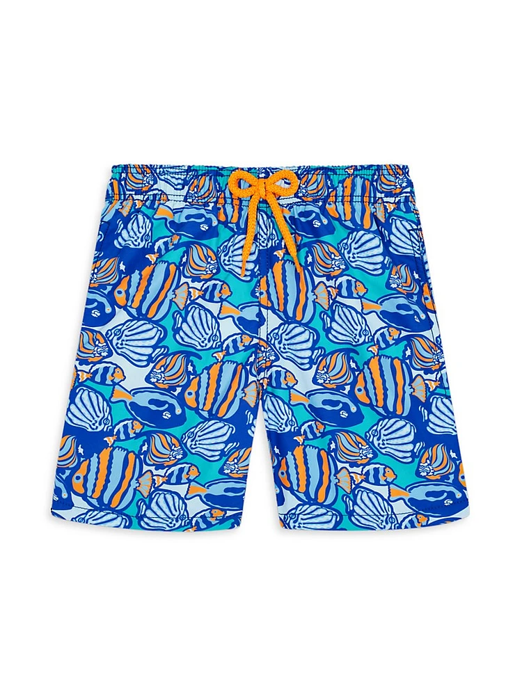 Baby Boy's, Little Boy's & Jim Fishy Vibes Swim Shorts