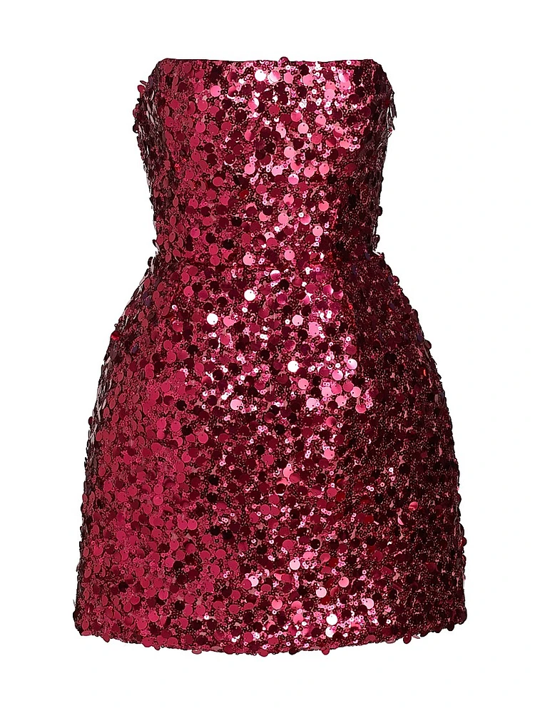 Maraya Sequin Strapless Minidress