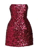 Maraya Sequin Strapless Minidress