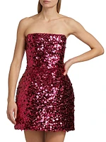 Maraya Sequin Strapless Minidress