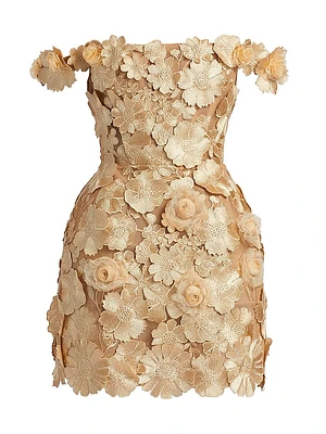Jasmine Maraya Off-the-Shoulder Minidress