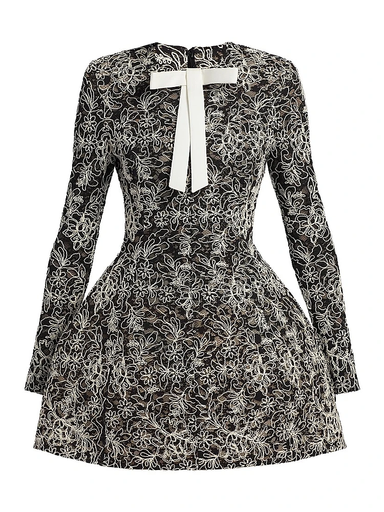 Courtney Floral Embroidered Minidress