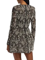 Courtney Floral Embroidered Minidress
